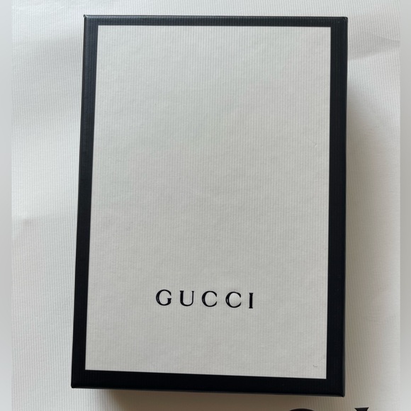 New Silk Gucci GG Jacquard Blue Bow Tie - Picture 10 of 10